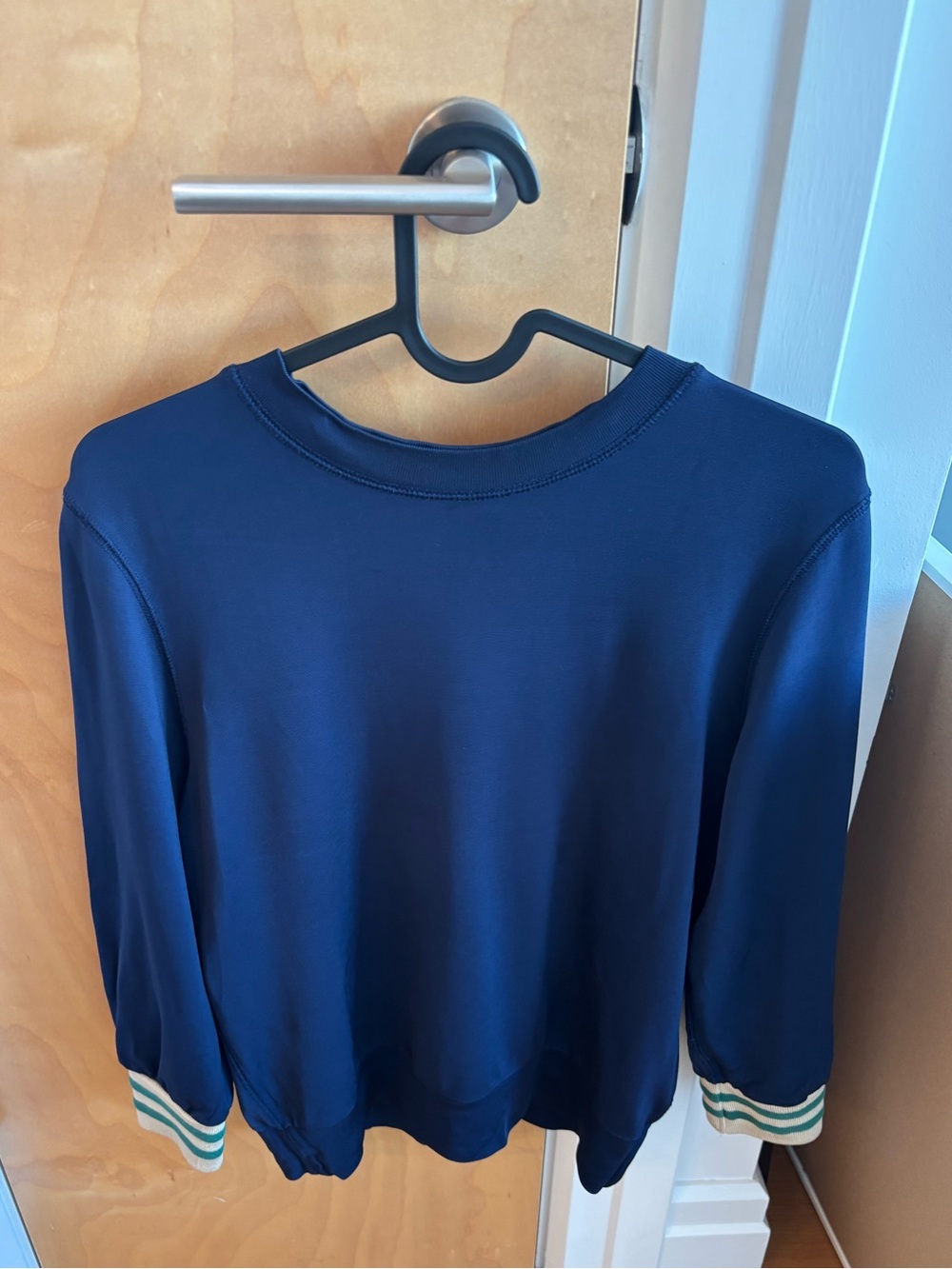 Navy Bellerose Satin Pull-over Size EU 2/US Medium